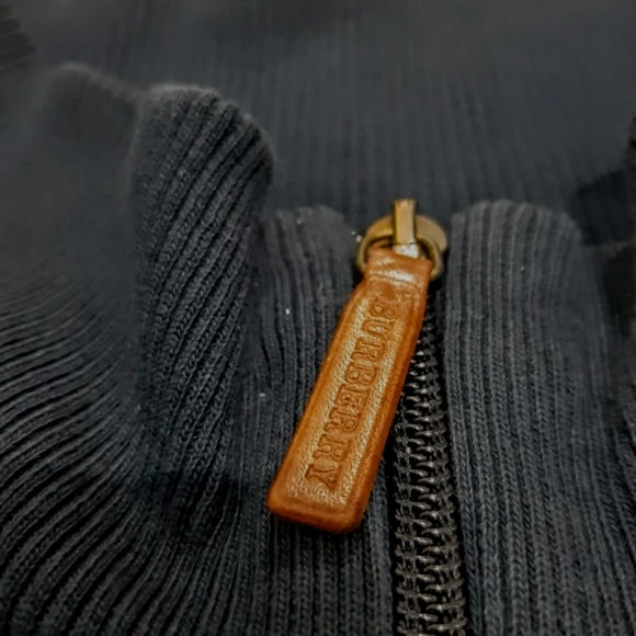 •Burberry Long Sleeve Zip Up Sweater• - Picture 5 of 5